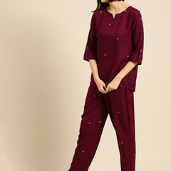 Premium Rayon Printed Night Suit