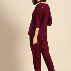 Premium Rayon Printed Night Suit