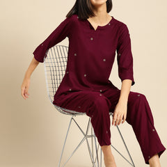 Premium Rayon Printed Night Suit