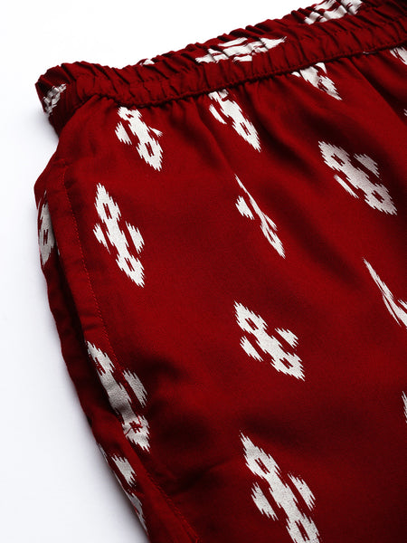 Premium Rayon Printed Night Suit