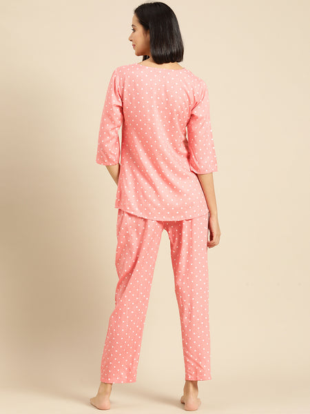 Premium Rayon Printed Night Suit
