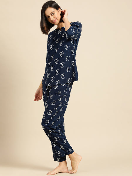 Premium Rayon Printed Night Suit